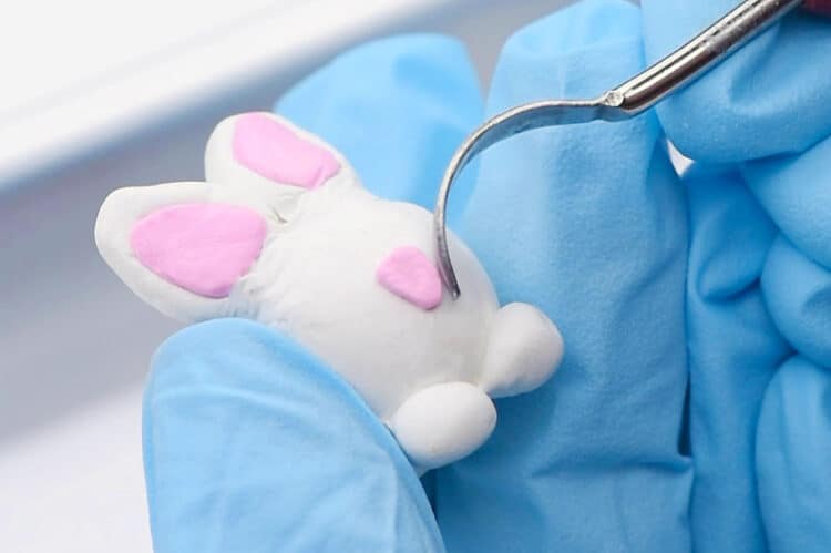 How to Make a Clay Bunny | Easy Polymer Clay Bunny