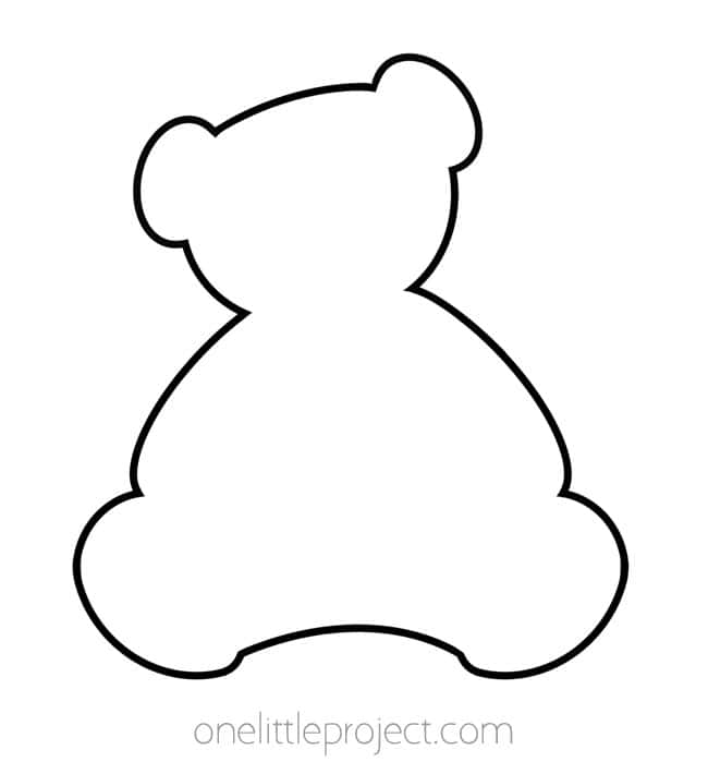 Bear Outline Free Printable Bear Templates Bear Outline Free Printable Bear Templates
