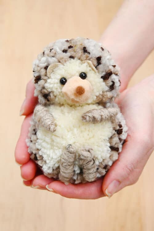 Pom Pom Hedgehog Cute Hedgehogs Pom Pom Craft