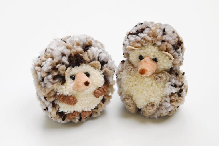 Pom Pom Hedgehog Cute Hedgehogs Pom Pom Craft