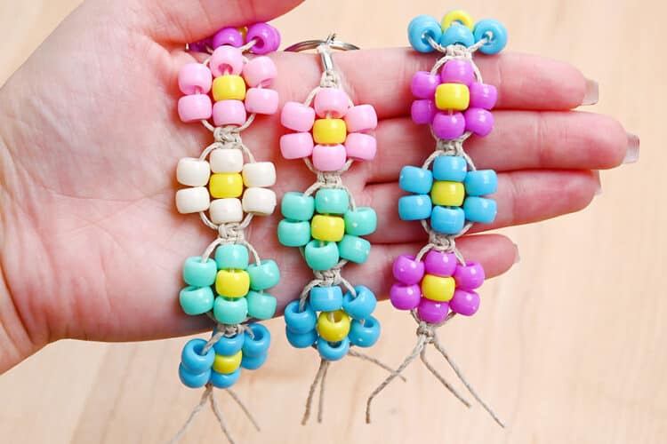 Flower Keychain DIY Craft