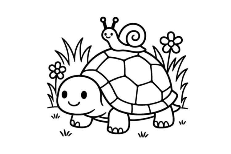 Turtle Coloring Pages Printable turtle coloring sheets