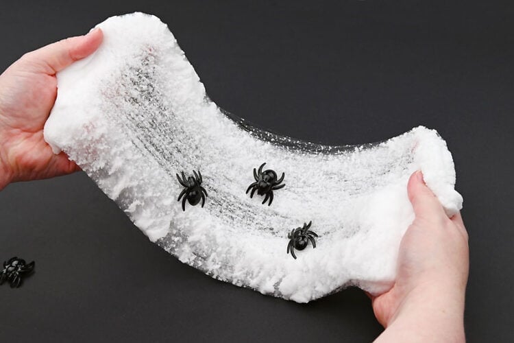 Spider Web Slime Fun spider web slime recipe