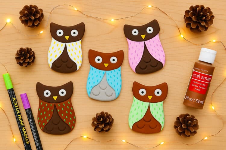 Clay Owl Easy clay owl craft
