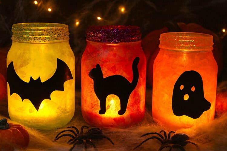 Halloween Luminaries Glowing Halloween luminaries