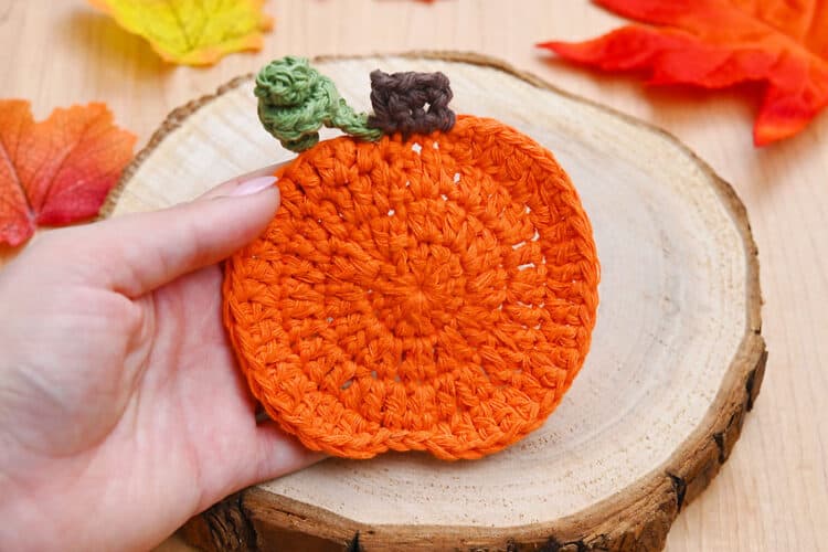Crochet Pumpkin Coasters Pumpkin crochet coasters