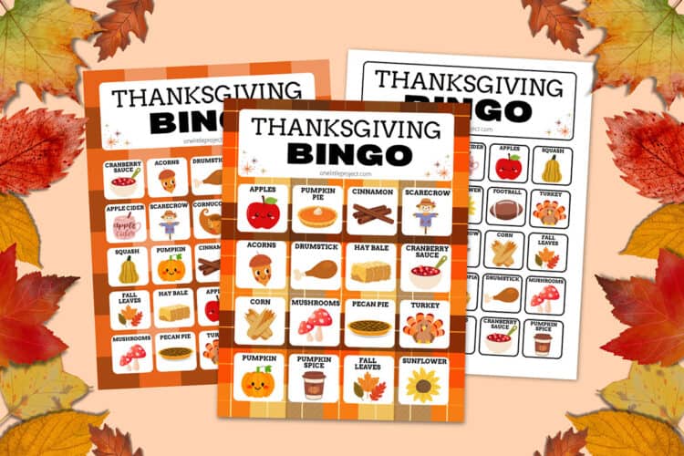 Thanksgiving Bingo Printable