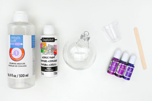 Alcohol Ink Ornaments Supplies