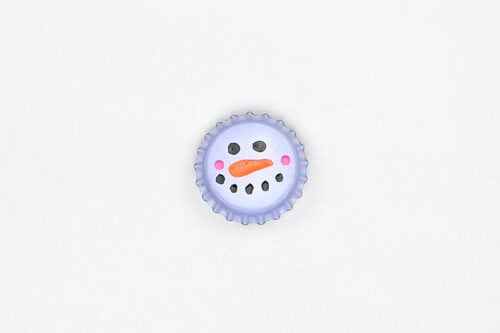 Bottle Cap Snowman