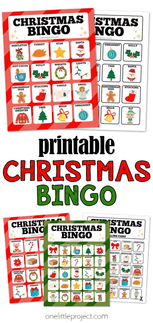 Christmas Bingo - Free Printable Game for Kids & Families