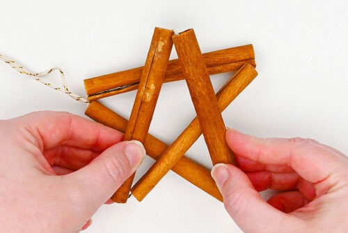 Cinnamon Stick Star Ornament