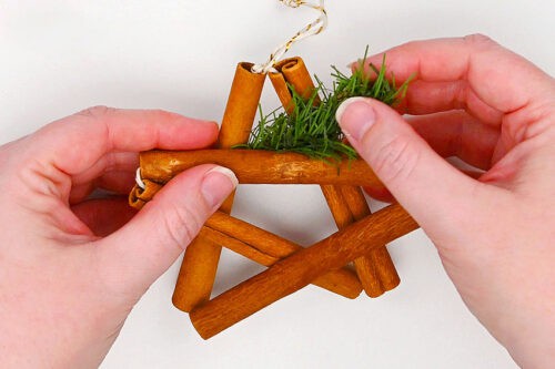 Cinnamon Stick Star Ornament