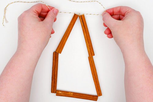 Cinnamon Stick Star Ornament