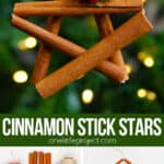 Christmas cinnamon stick stars