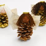 DIY Pine Cone Angels