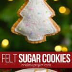 How to make felt cookie ornaments