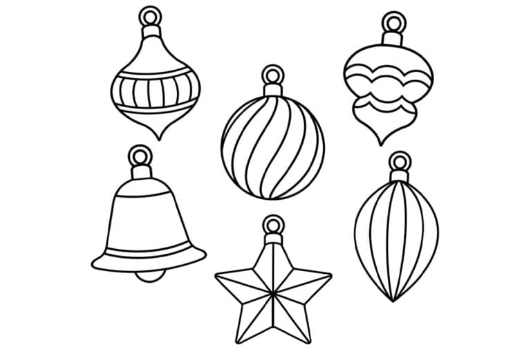 Ornament Templates Printable Christmas Ornament Shapes