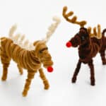 Pipe Cleaner Christmas Crafts Reindeer