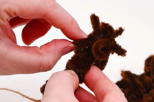 Pipe Cleaner Pine Cones