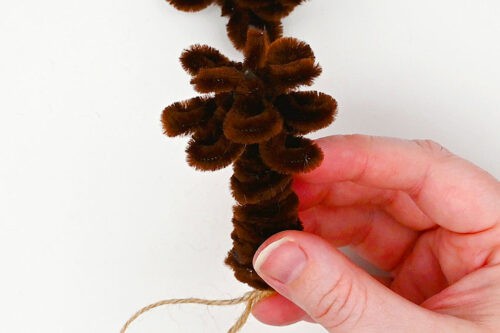 Pipe Cleaner Pine Cones