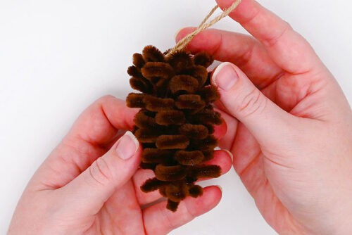 Pipe Cleaner Pine Cones