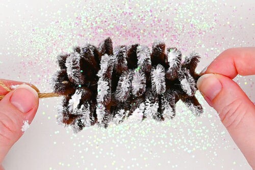 Pipe Cleaner Pine Cones