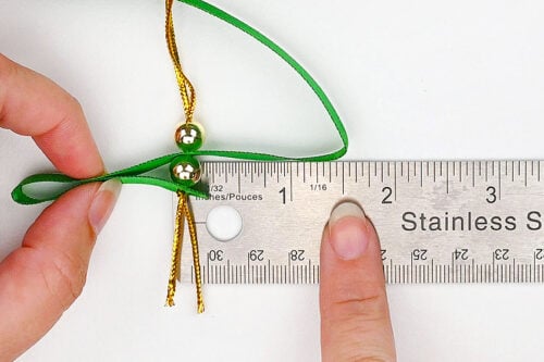 Ribbon Christmas Tree Ornament