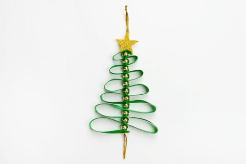 Ribbon Christmas Tree Ornament