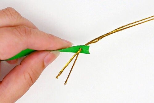 Ribbon Christmas Tree Ornament