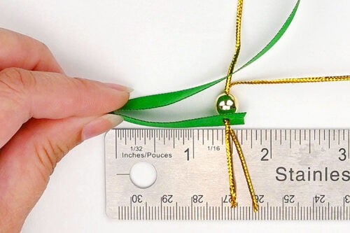 Ribbon Christmas Tree Ornament