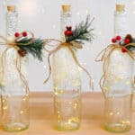 Twinkle Lights Wine Bottles