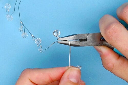 Wire Wrapped Snowflake