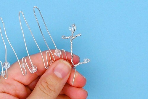 Wire Wrapped Snowflake