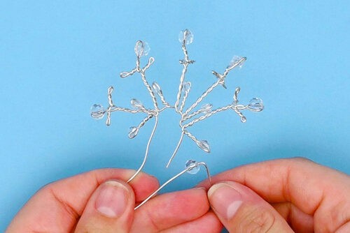 Wire Wrapped Snowflake