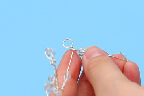 Wire Wrapped Snowflake