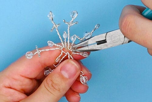 Wire Wrapped Snowflake