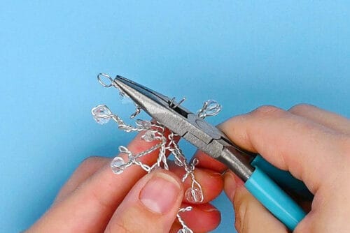 Wire Wrapped Snowflake