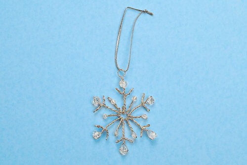 Wire Wrapped Snowflake