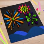 Colorful Quilling Fireworks