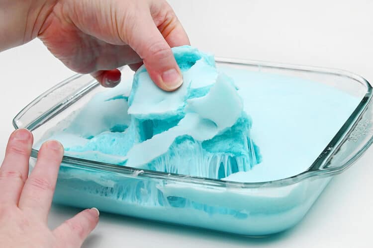 Iceberg Slime Fluffy iceberg slime recipe