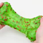 Grinch Slime Christmas Craft
