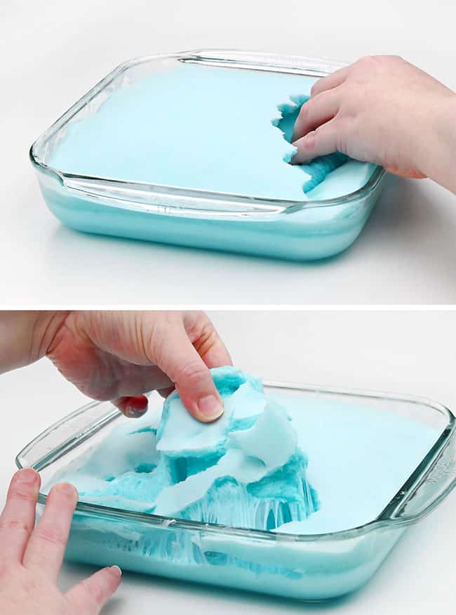 Iceberg Slime Recipe Breaking into DIY iceberg slime