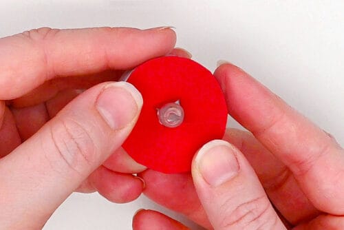 Paper Poinsettia Tea Light