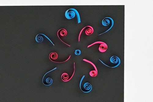 Paper Quilling Fireworks