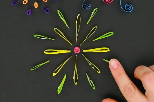 Paper Quilling Fireworks