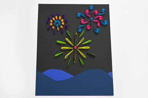 Paper Quilling Fireworks