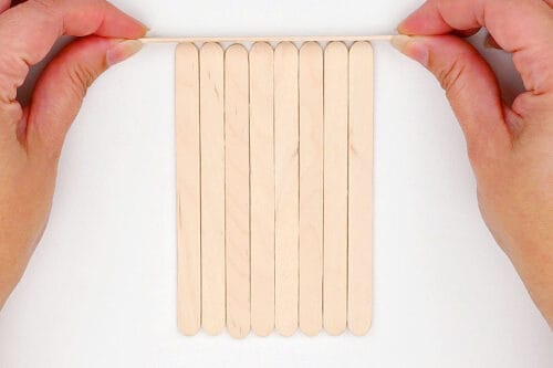 Popsicle Stick Snowman