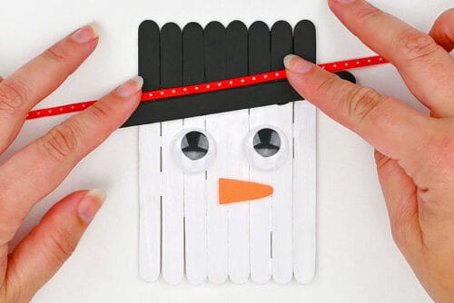Popsicle Stick Snowman