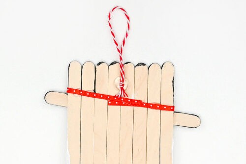Popsicle Stick Snowman
