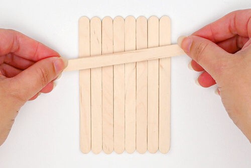 Popsicle Stick Snowman